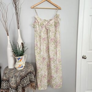 H&M Floral Print Women's Maxi Dress Xl